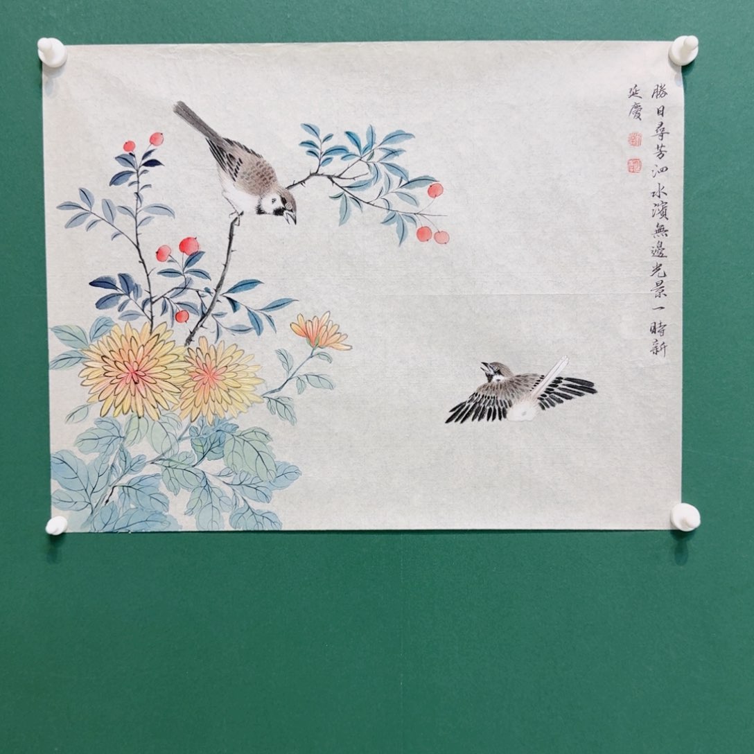 国画刘老师呵呵呵呵和呵呵度