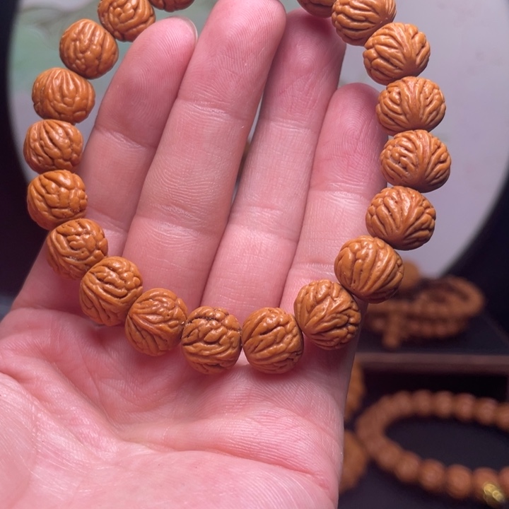 桃核手串13暴龙火焰手串