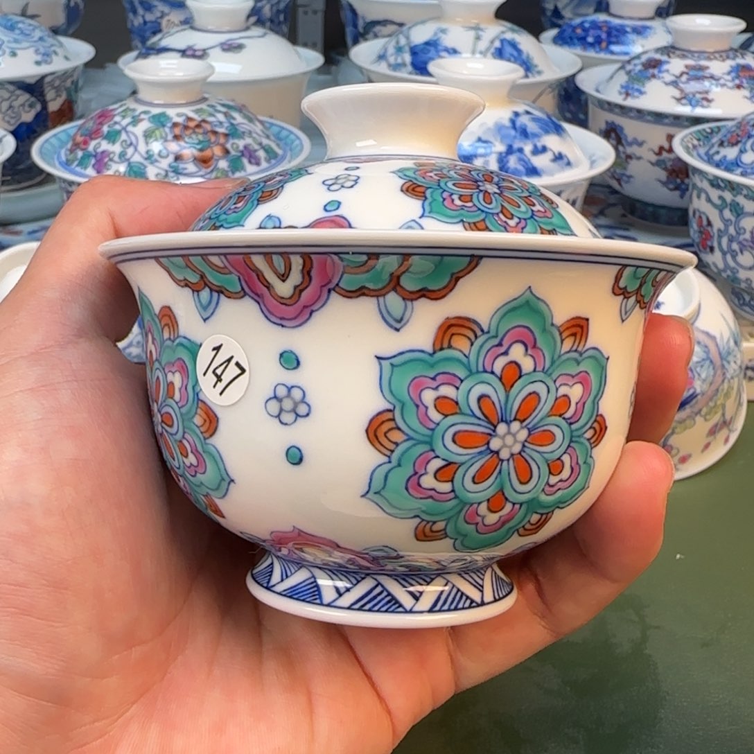 彦祖纯手工手绘茶具147