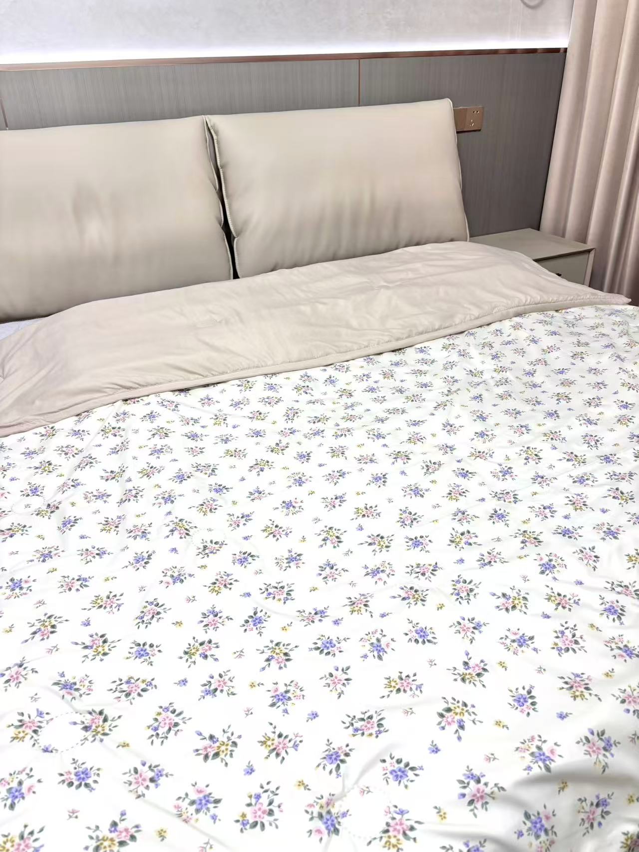 【免费试睡十五天】150蓝色碎花新品夏凉被可机洗