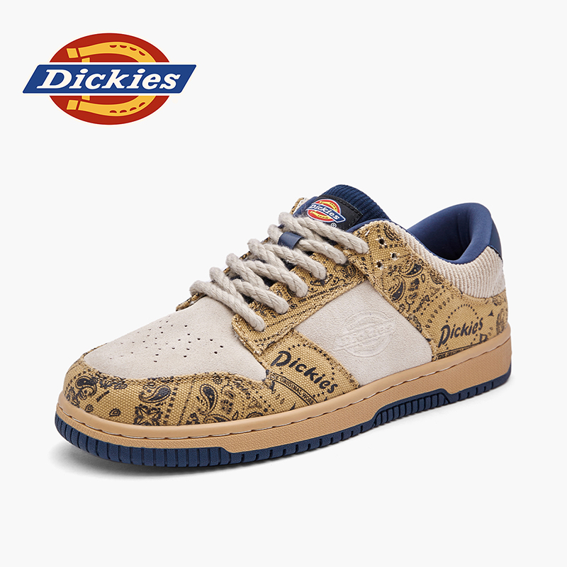 Dickies2025款秋冬板鞋男新款男鞋舒适百搭男士增高运动休闲鞋男