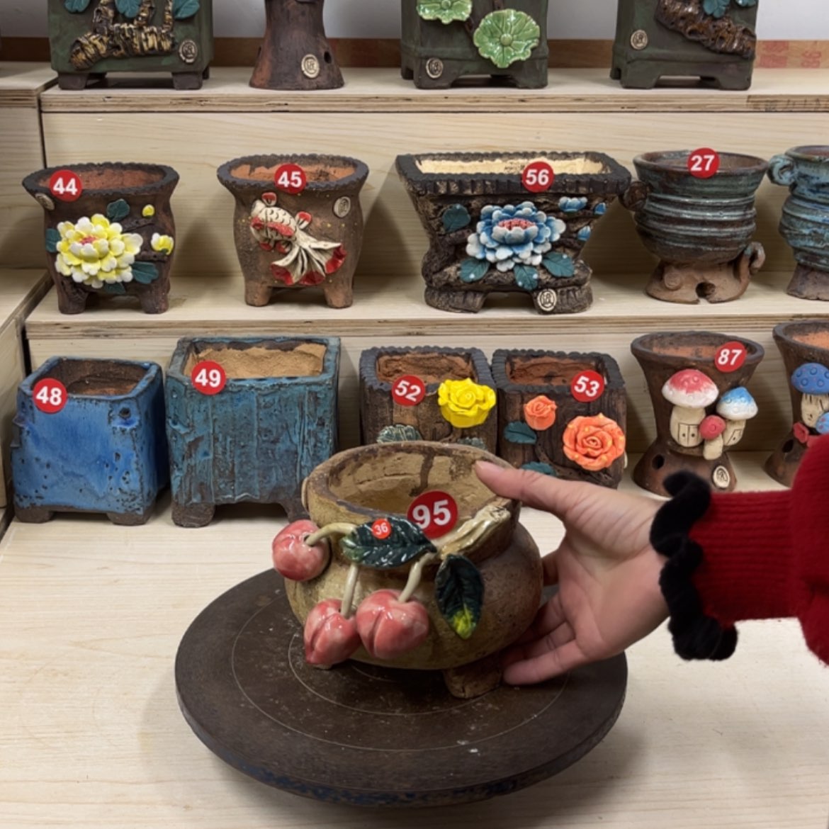 【闪购商品】紫砂花盆惟***?95微瑕%%%%%%%%%%%%%%