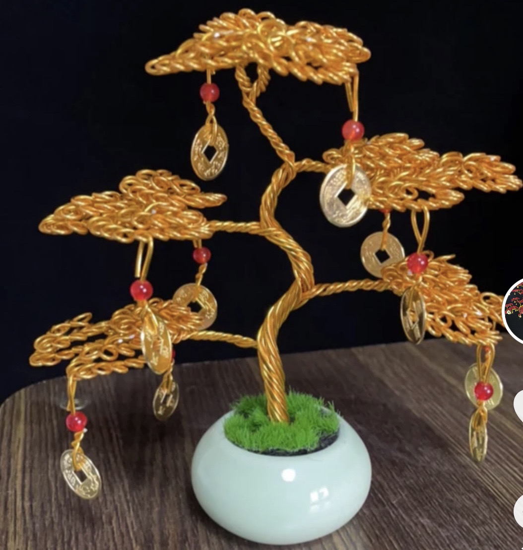 迷你车载发财树高10宽10