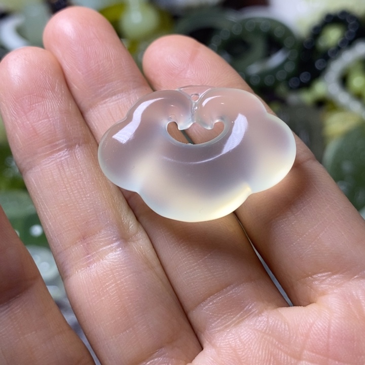 岫玉岫玉挂件未镶嵌