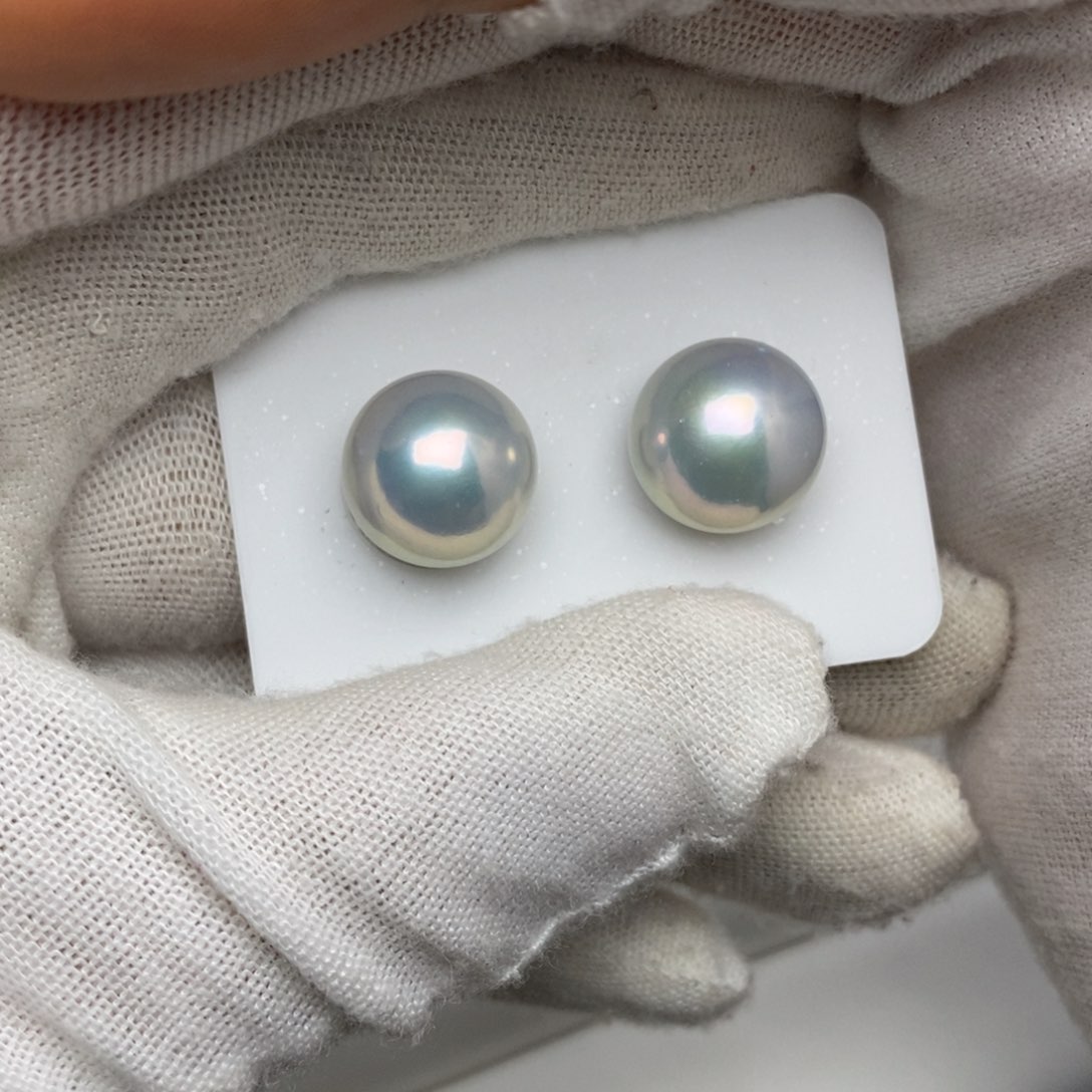 淡水珍珠耳饰未镶嵌笑*发裸珠