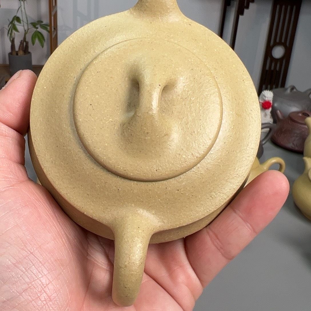 茶壶紫砂梨皮周盘微瑕