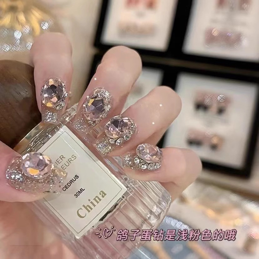 【爆闪星河】-纯手工光疗穿戴甲-送工具包