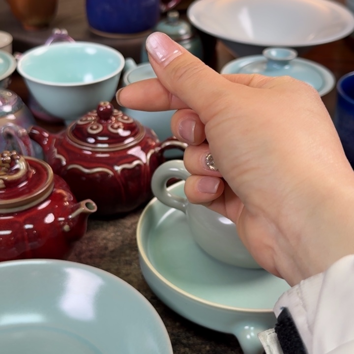 杯天**业井栏壶微瑕，，，