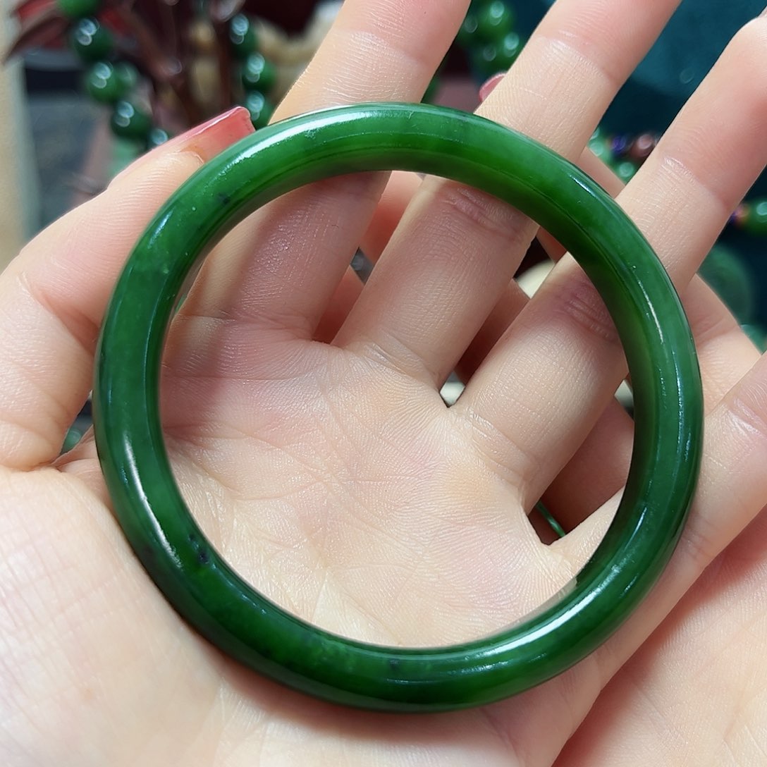 和田玉手镯57.3未镶嵌