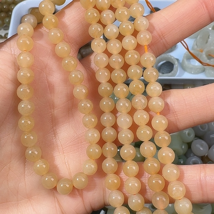 和田玉（糖玉）未镶嵌手链6mm