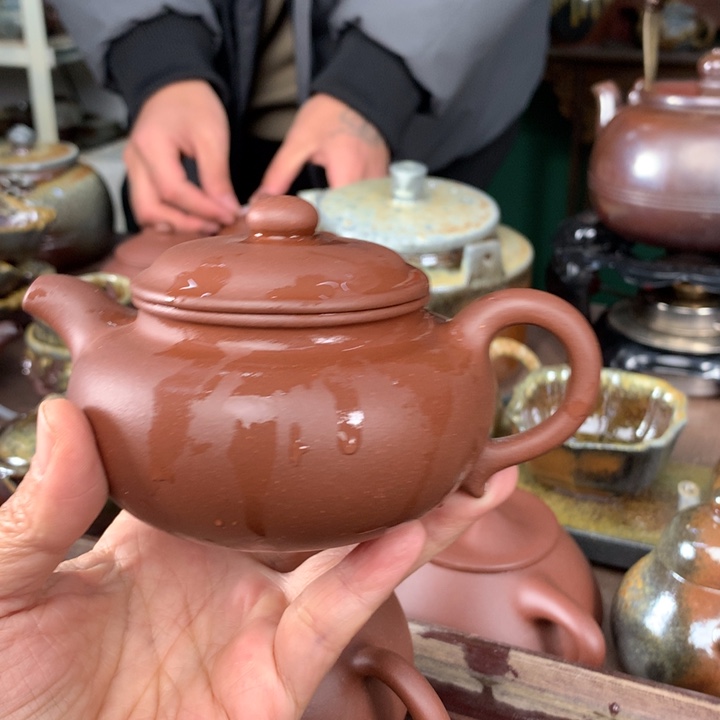 紫砂柴烧纯自然柴烧