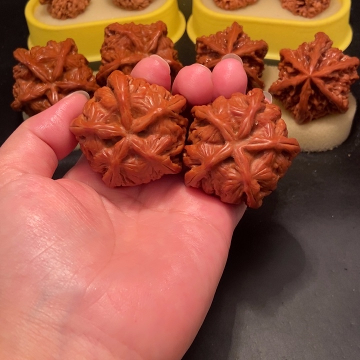 吊坠文玩核桃大*工艺五棱