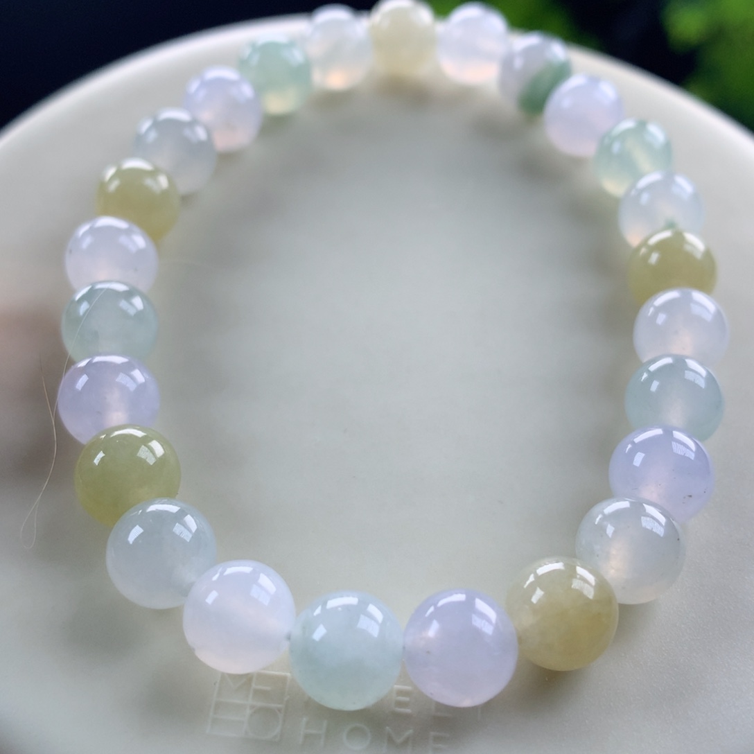 翡翠未镶嵌手链卡7.5