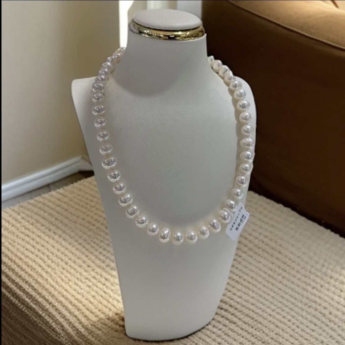 LIOMEXUN淡水珍珠女生时尚法式锁骨链 