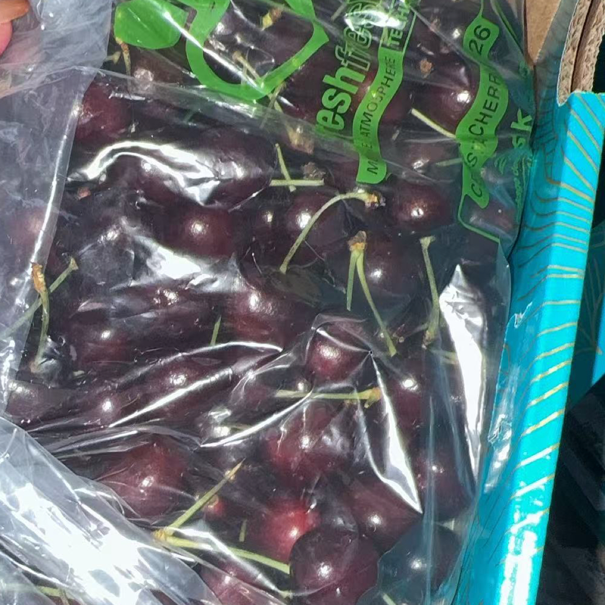 智利海运2J车厘子5斤装内附果径卡智利