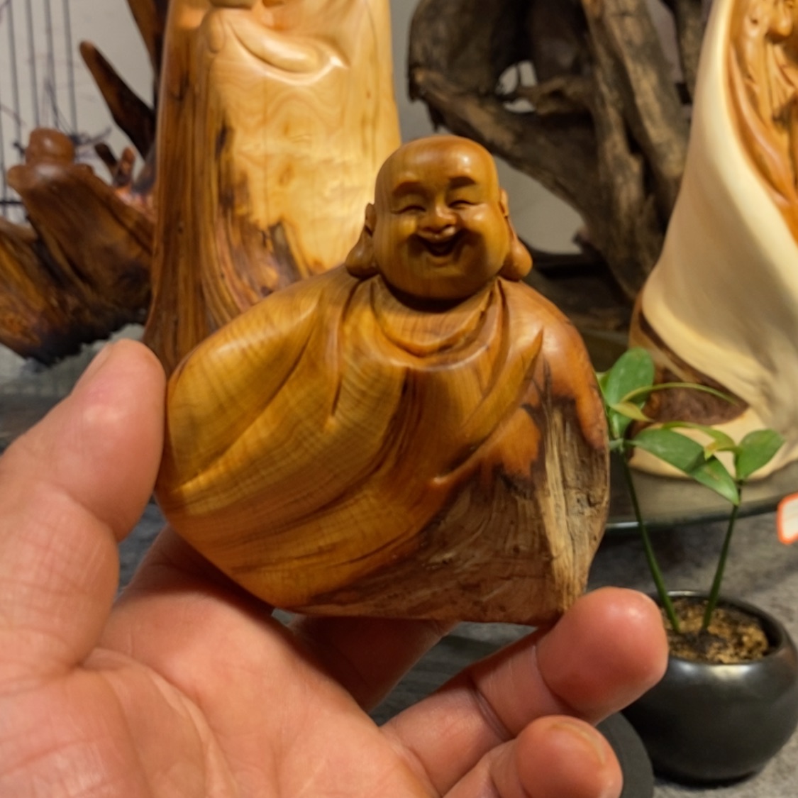 【闪购商品】柏木（崖柏）根雕木雕工艺品摆件家居装饰一手货源