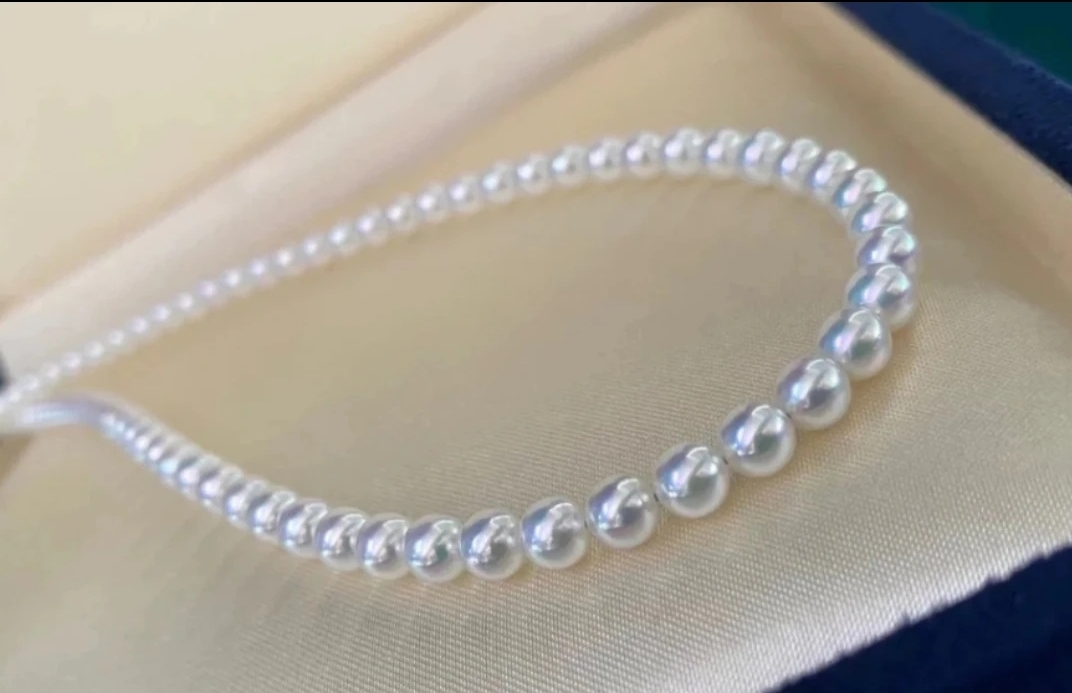 【新人见面礼】5-6mm点位白珠 正圆 极光 无暇 精致百搭 时尚饰品