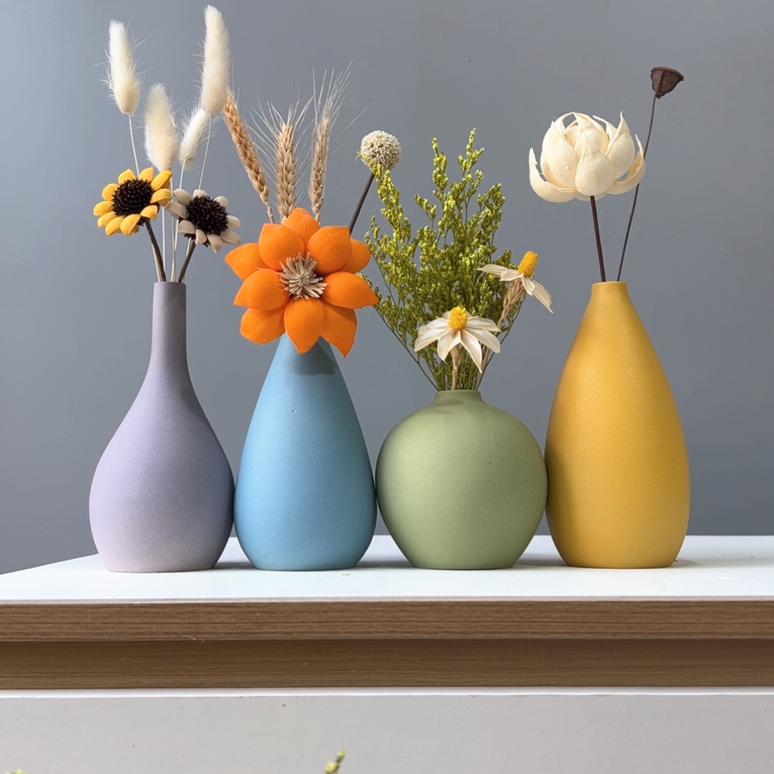 瓶花瓶带花高度20-30厘米左右