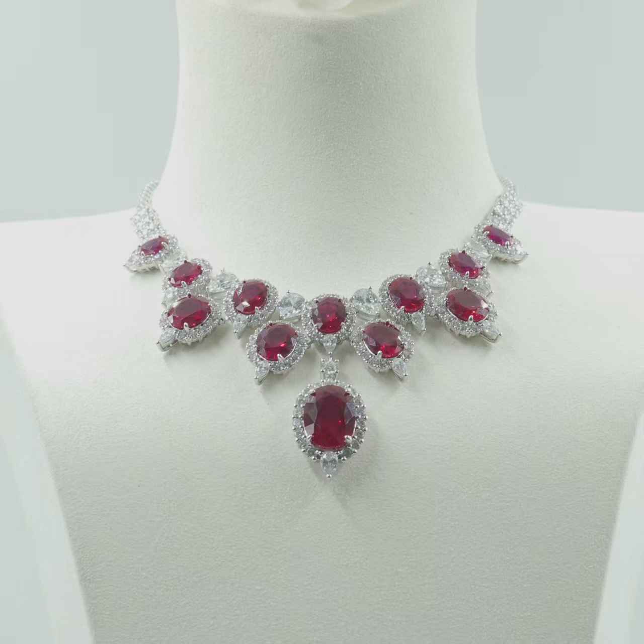 [粉丝专属]高奢臻品豪镶红宝石项链 XKZF49