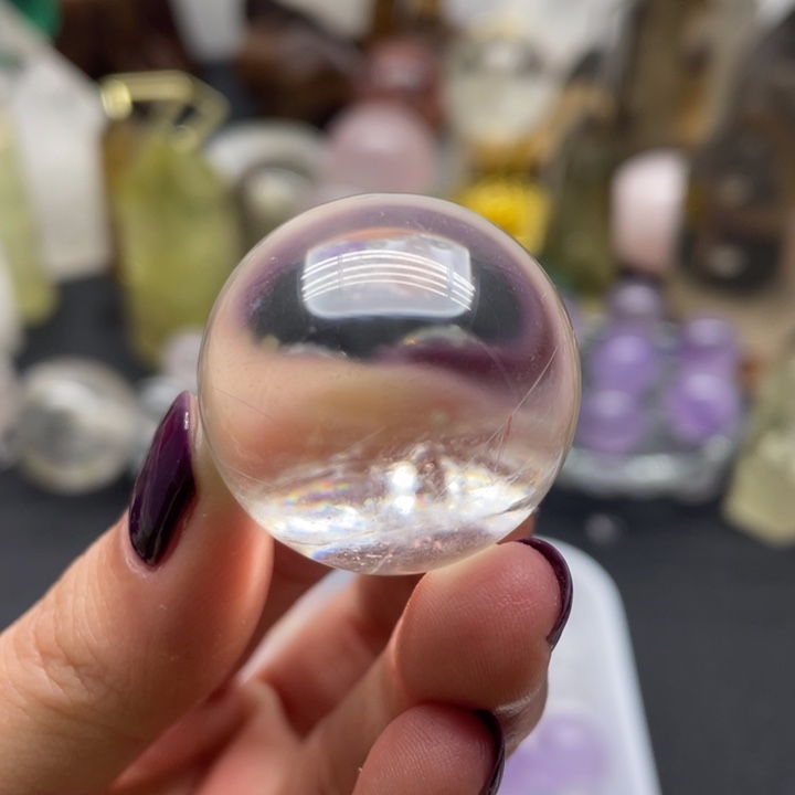 水晶6未镶嵌发晶球