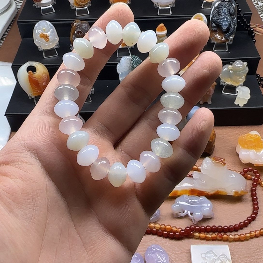 玛瑙/玉髓未镶嵌吊坠(不含链)