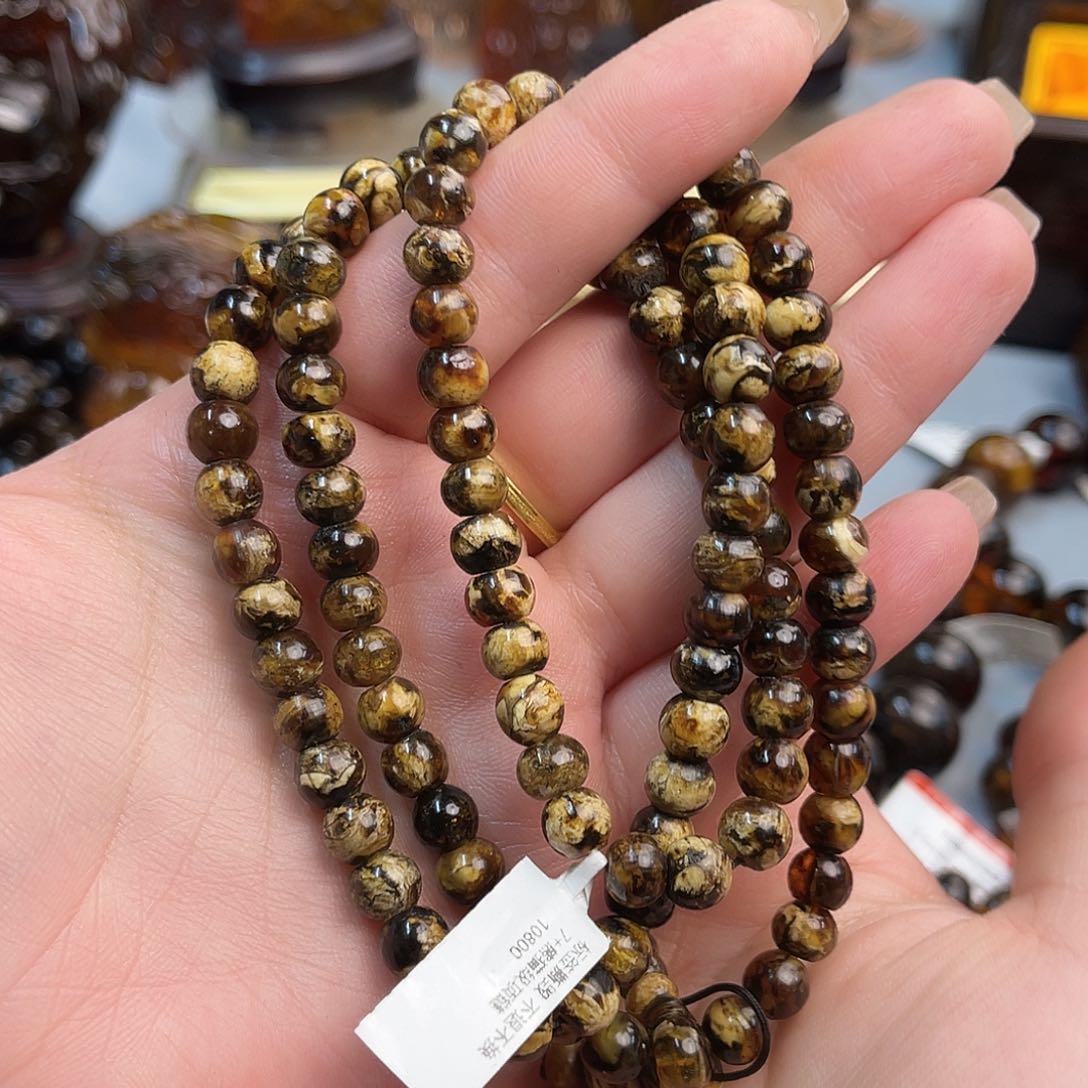 琥珀手链未镶嵌写*秋