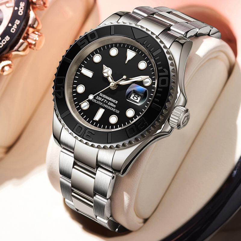 轻奢-黑面游艇系列械腕表