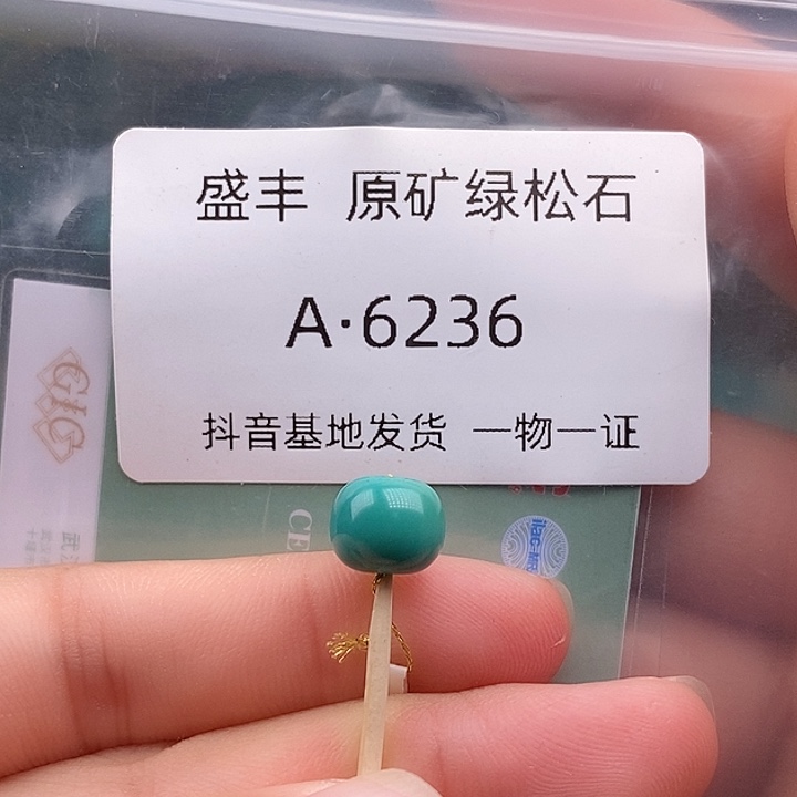 绿松石未镶嵌珠宝奇石8.8✖️7.3