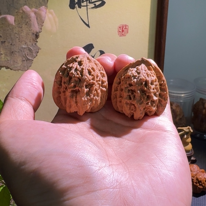 桃核吊坠虎头全品