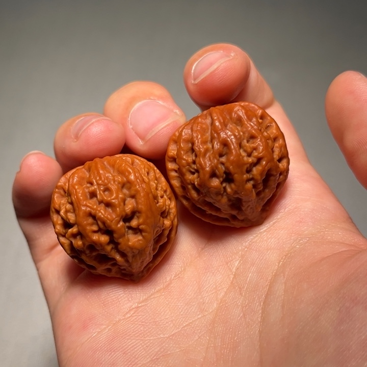 文玩核桃把件红桃542