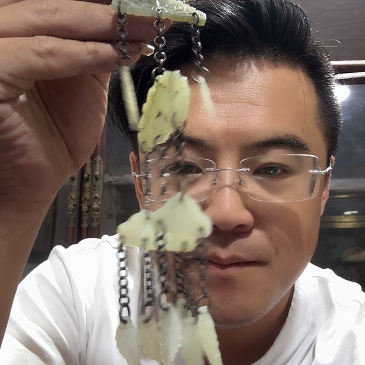 兰***茶壶 摆件瓷器喝茶