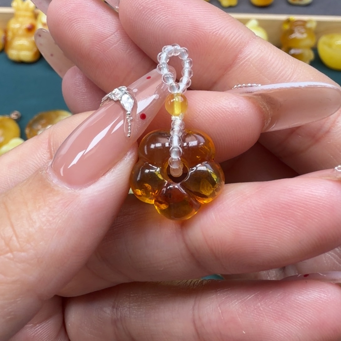 琥珀未镶嵌裸石蜜蜡