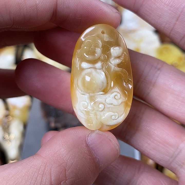 未镶嵌琥珀裸石我