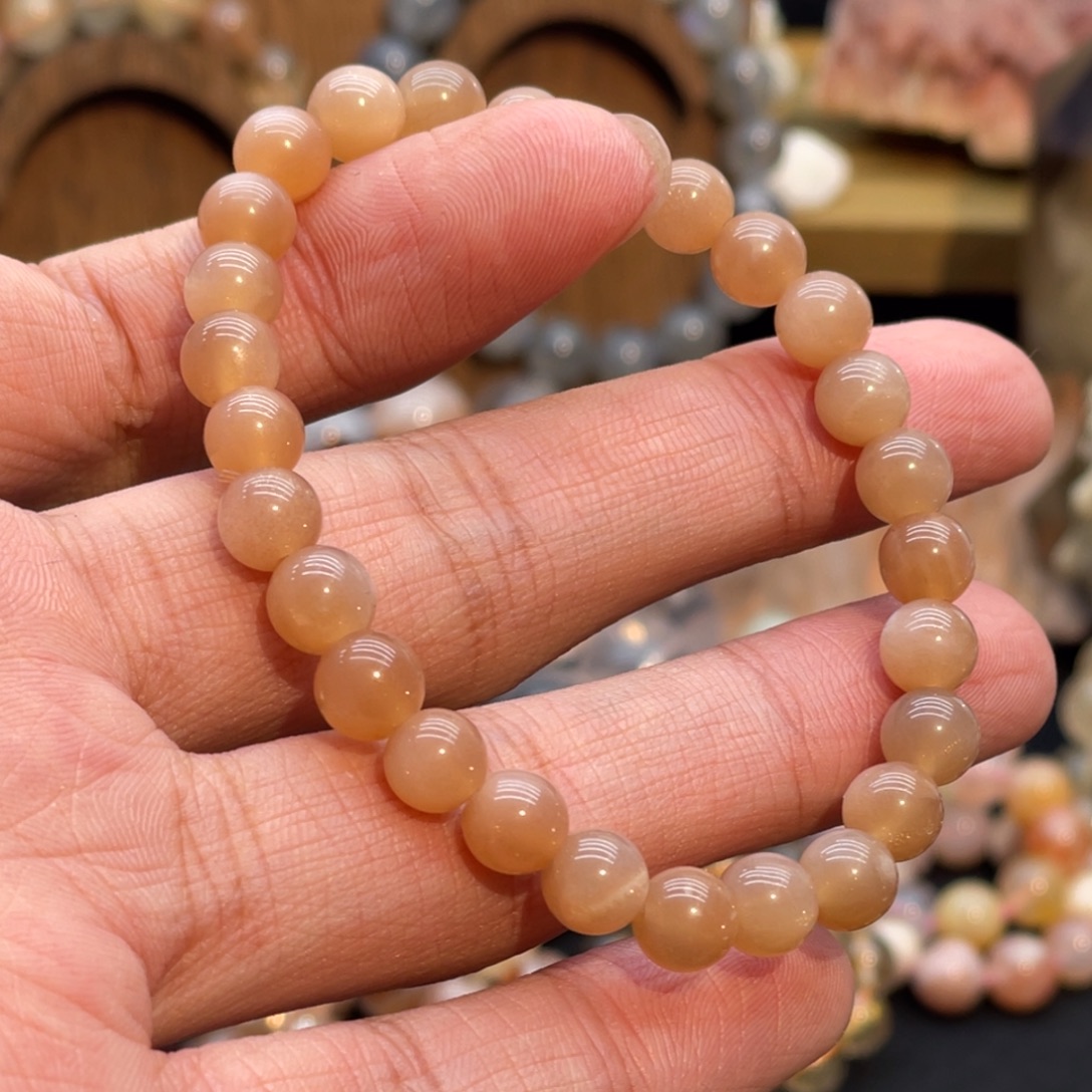 手链水晶未镶嵌橙月光