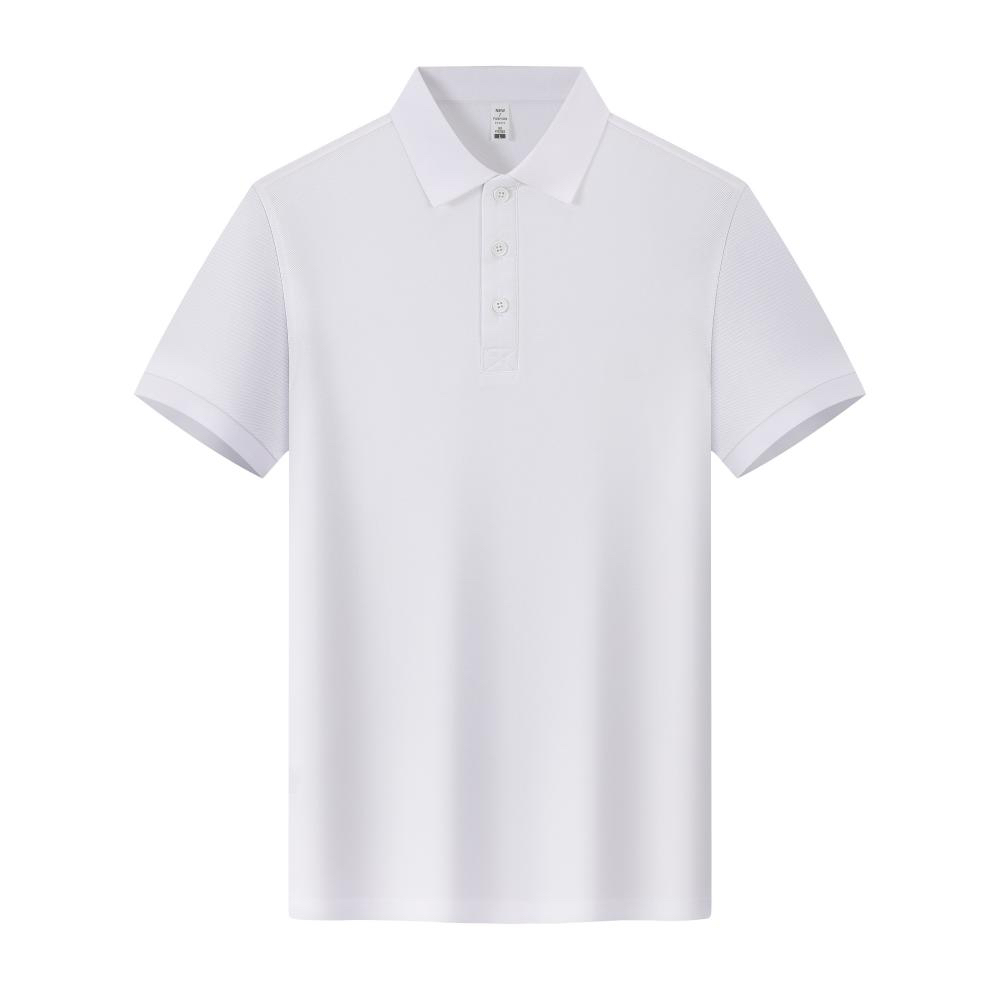 桑蚕丝翻领polo衫定制工作服短袖印字logo广告文化衫