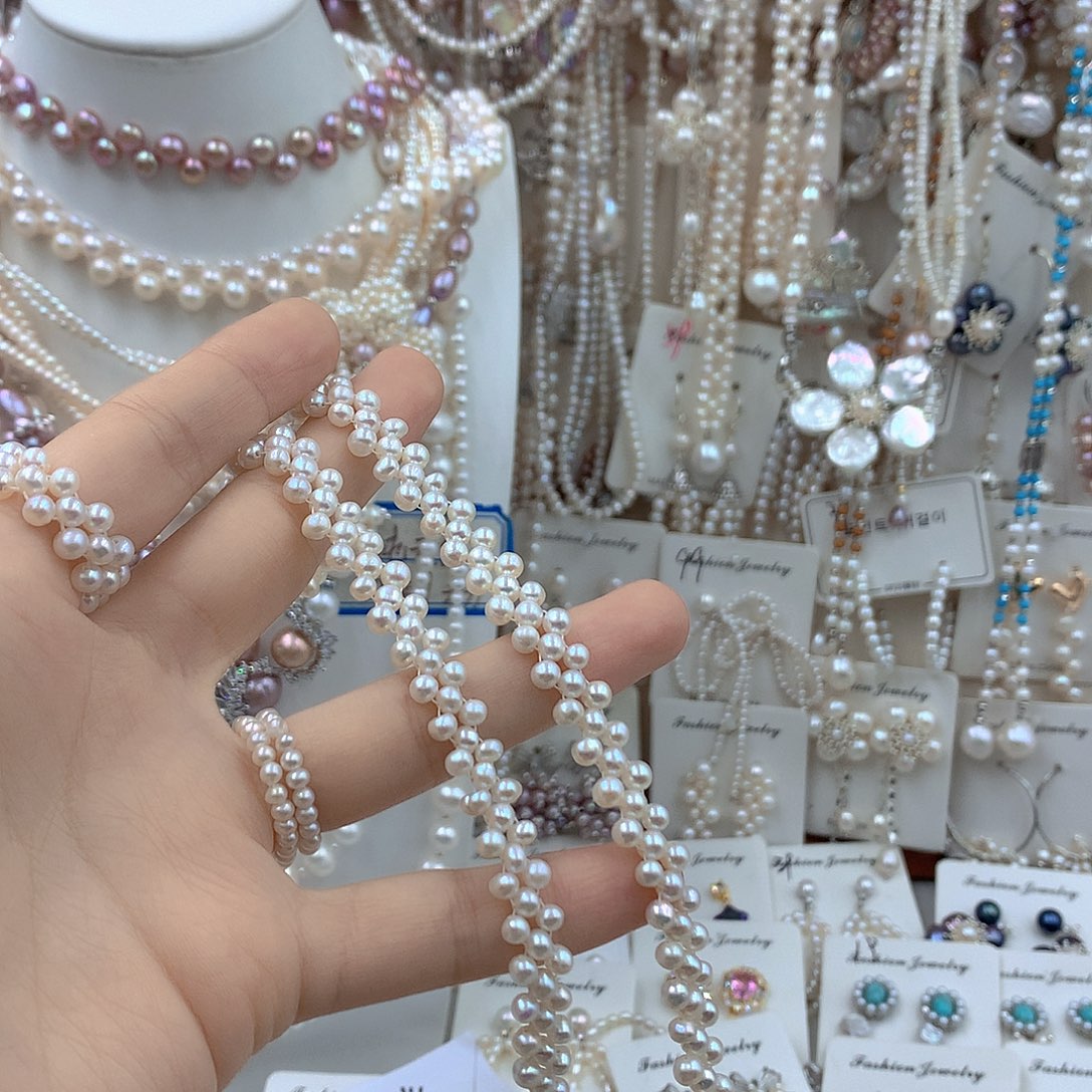 静***颜银S925镶嵌耳饰淡水珍珠