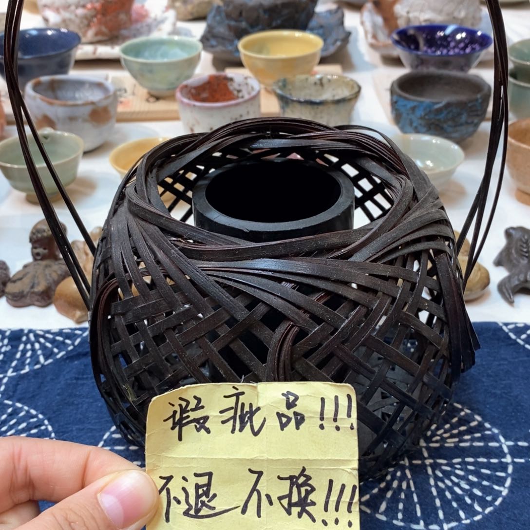 柴烧侘寂粗陶茶具