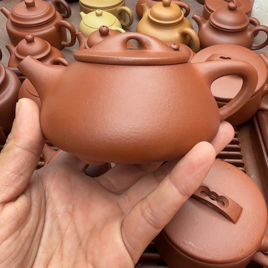紫砂茶壶景舟石瓢壶微瑕260C