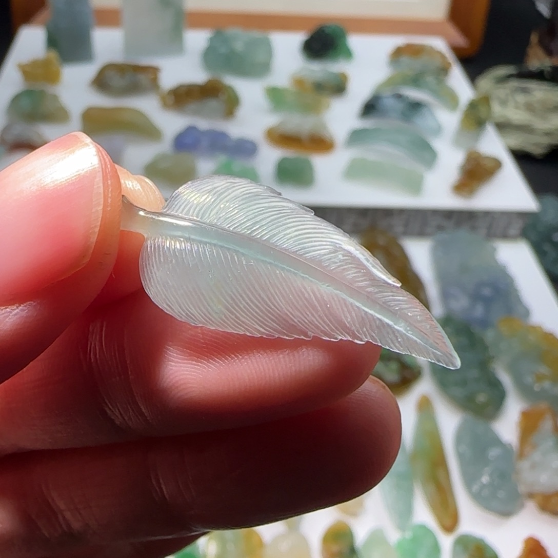 翡翠颈饰未镶嵌缅甸翡翠