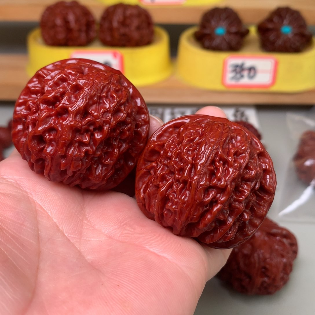 文玩核桃把件蓟县元宝