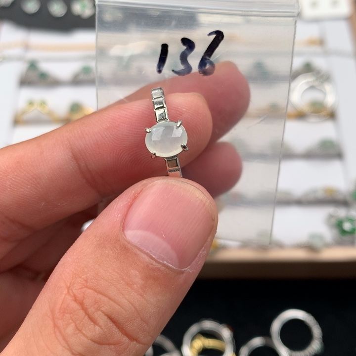 未镶嵌戒指翡翠136