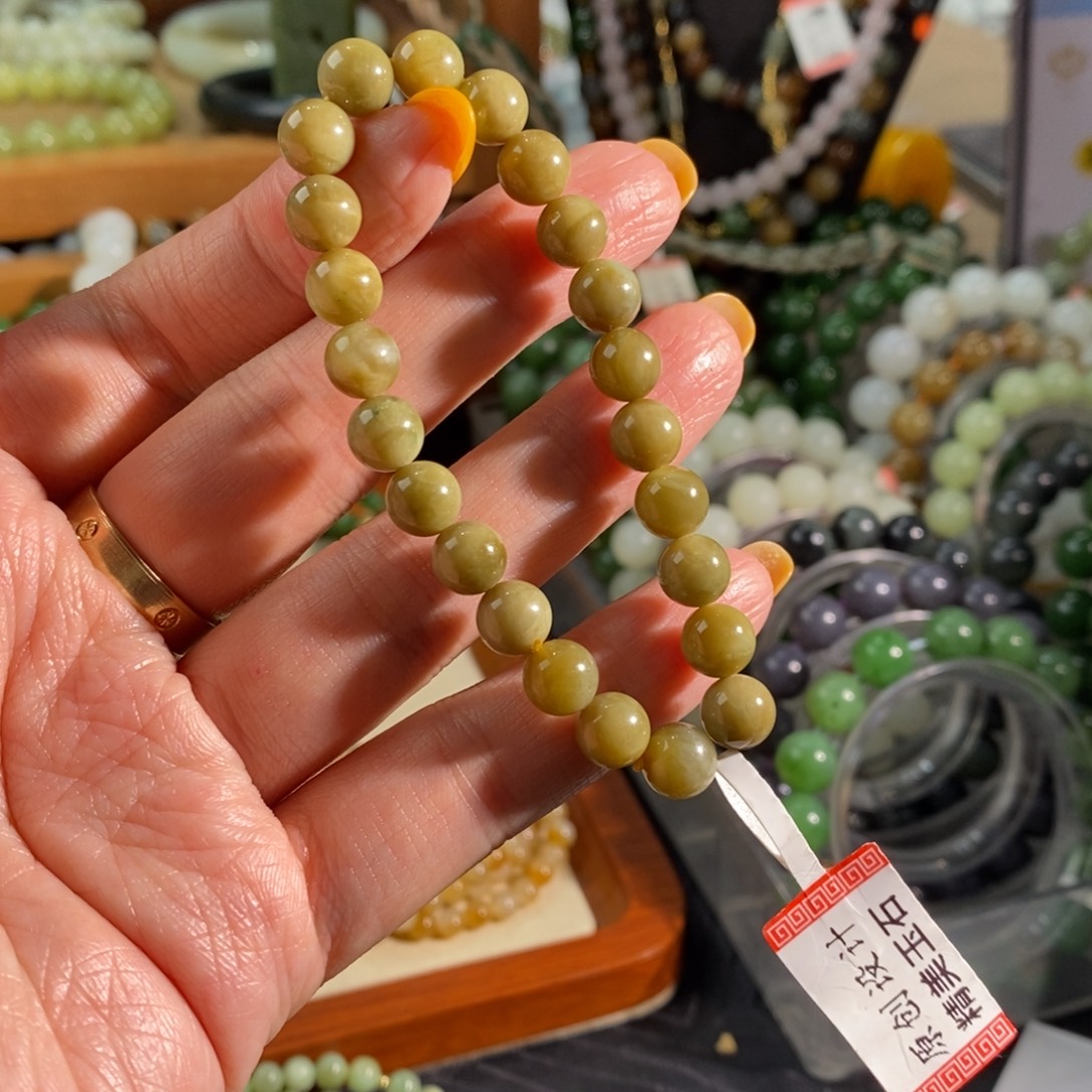 和田玉未镶嵌手链