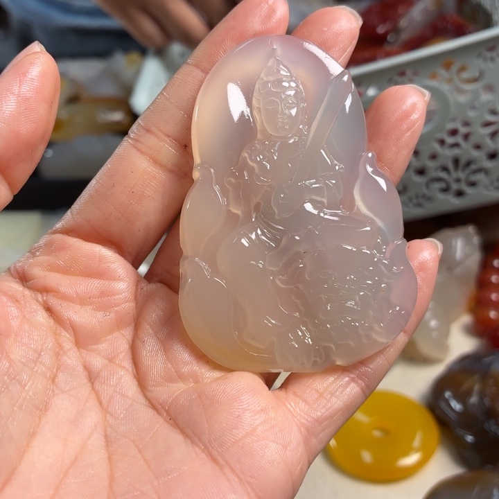 玛瑙/玉髓未镶嵌吊坠(不含链)