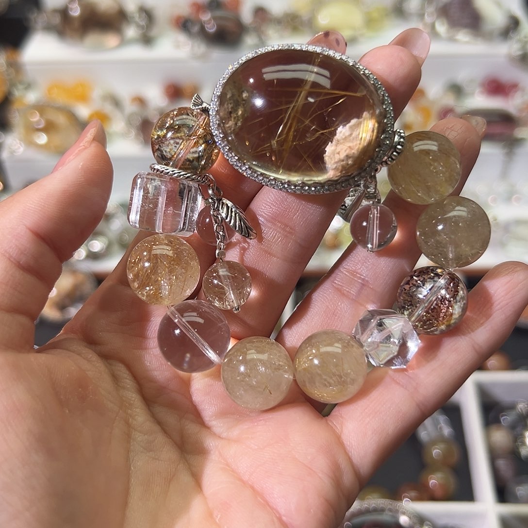 合金手链水晶独**忆手串