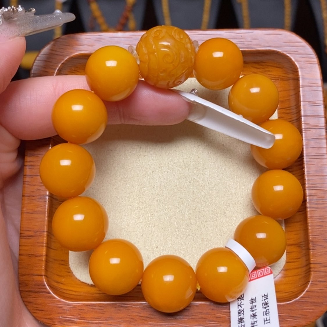 【闪购商品】未镶嵌蜜蜡手链手串