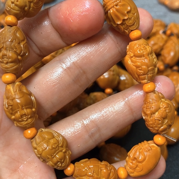 橄榄核手串/手链橄榄微瑕小财神