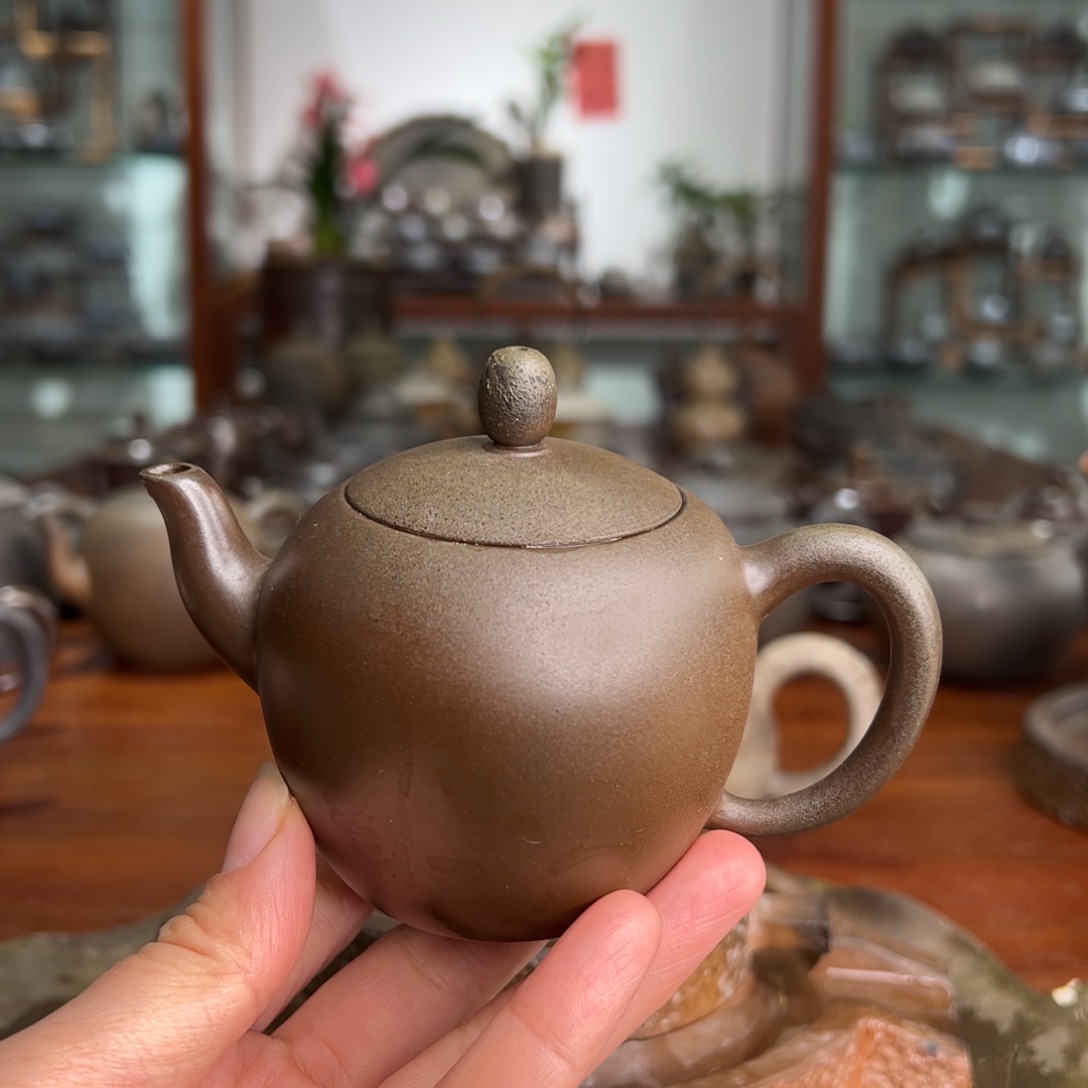 贵台龙窑柴烧茶壶A27随*
