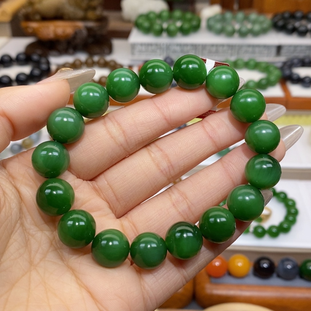 和田玉手串未镶嵌