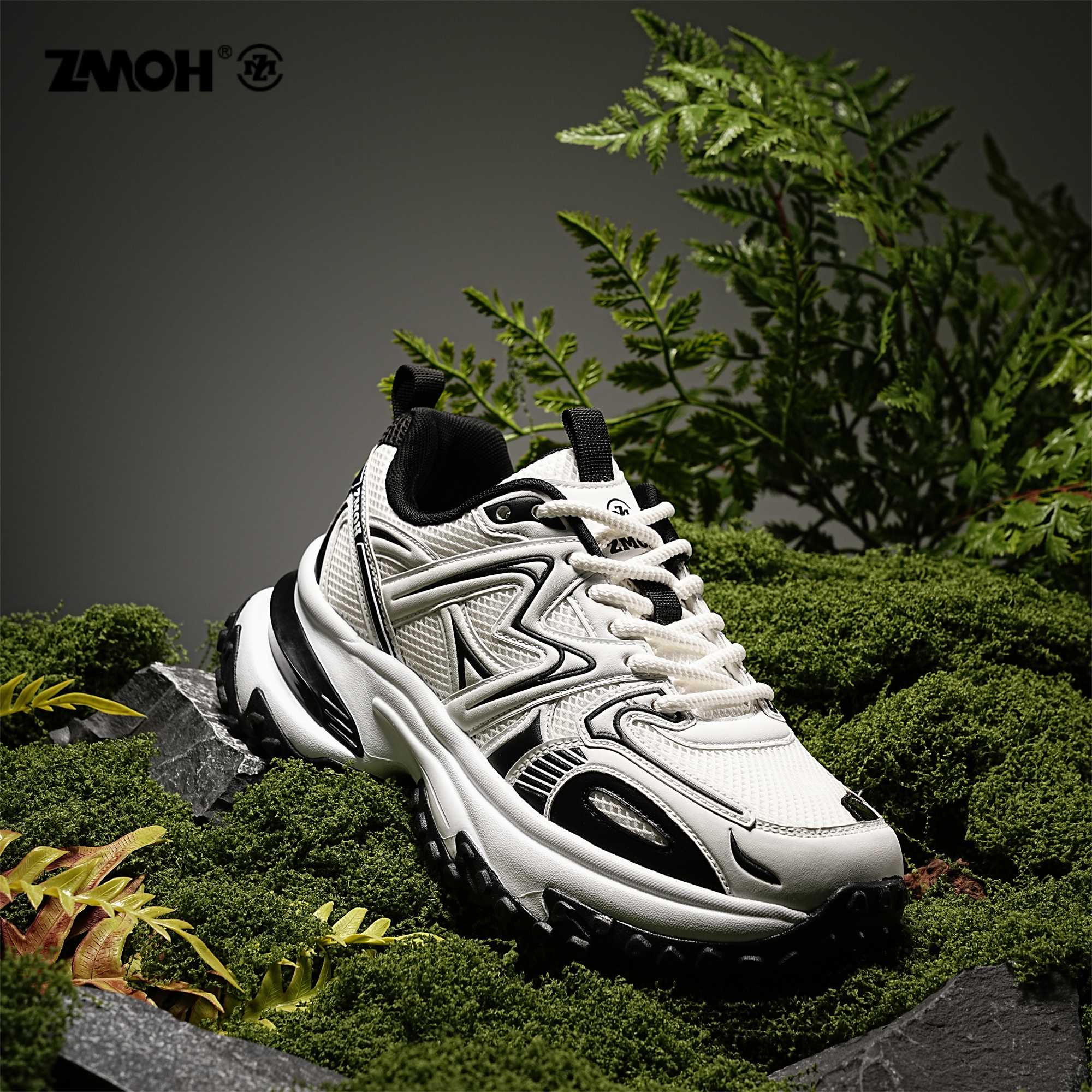 ZMOH秋季明星同款户外防滑显瘦5CM增高鞋防磨脚百搭休闲风老爹鞋