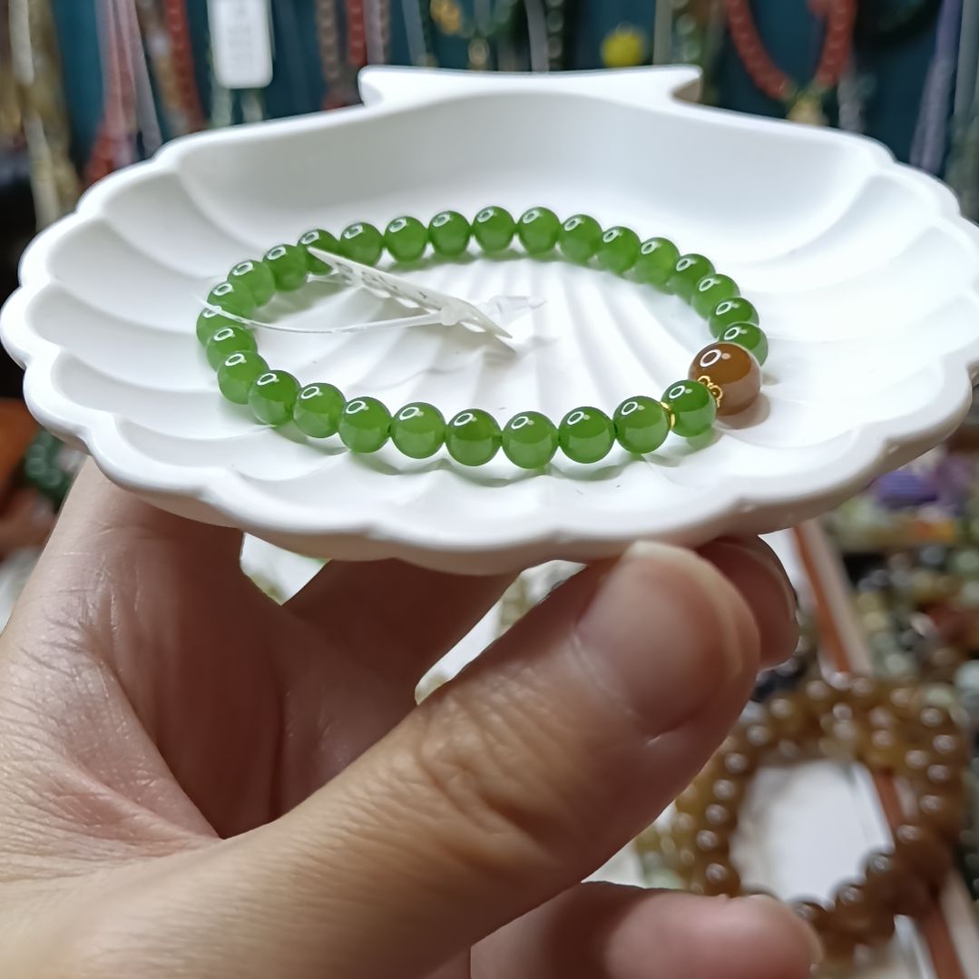 和田玉手链未镶嵌